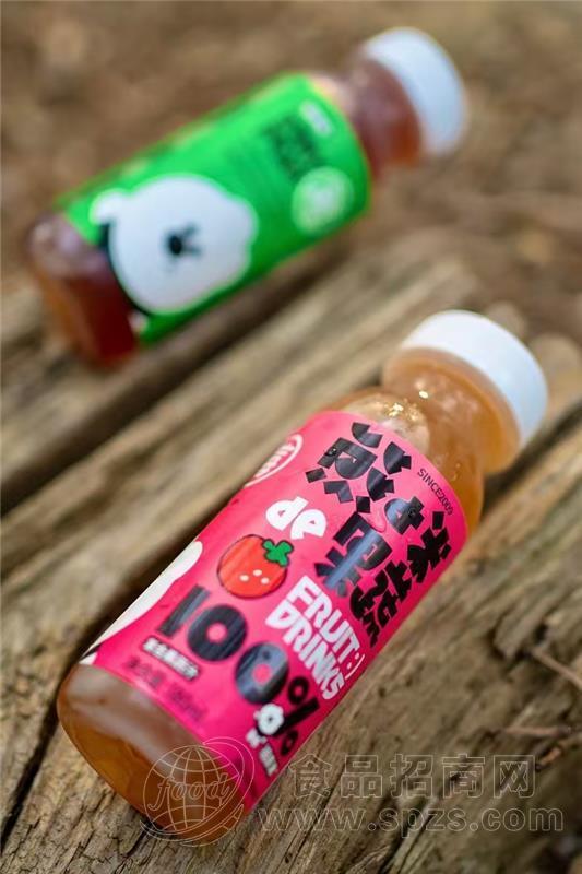 熊小米草莓复合果蔬汁果汁饮料180ml