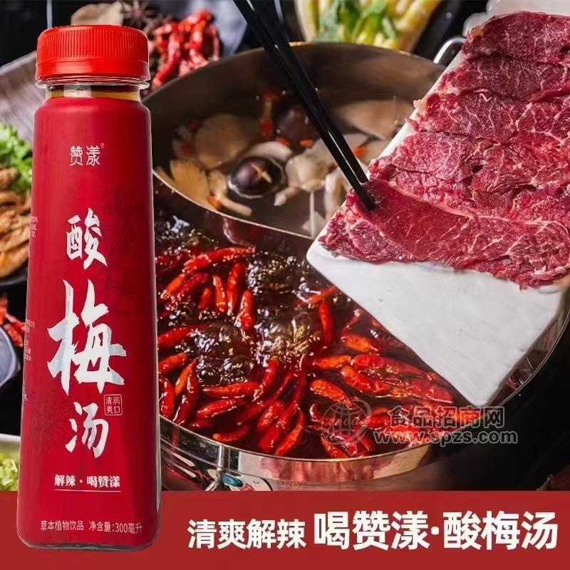 赞漾酸梅汤草本植物饮品瓶装招商300ml