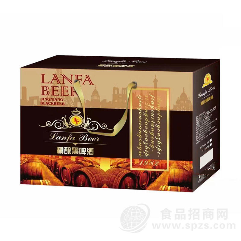 1982精酿黑啤酒箱装招商