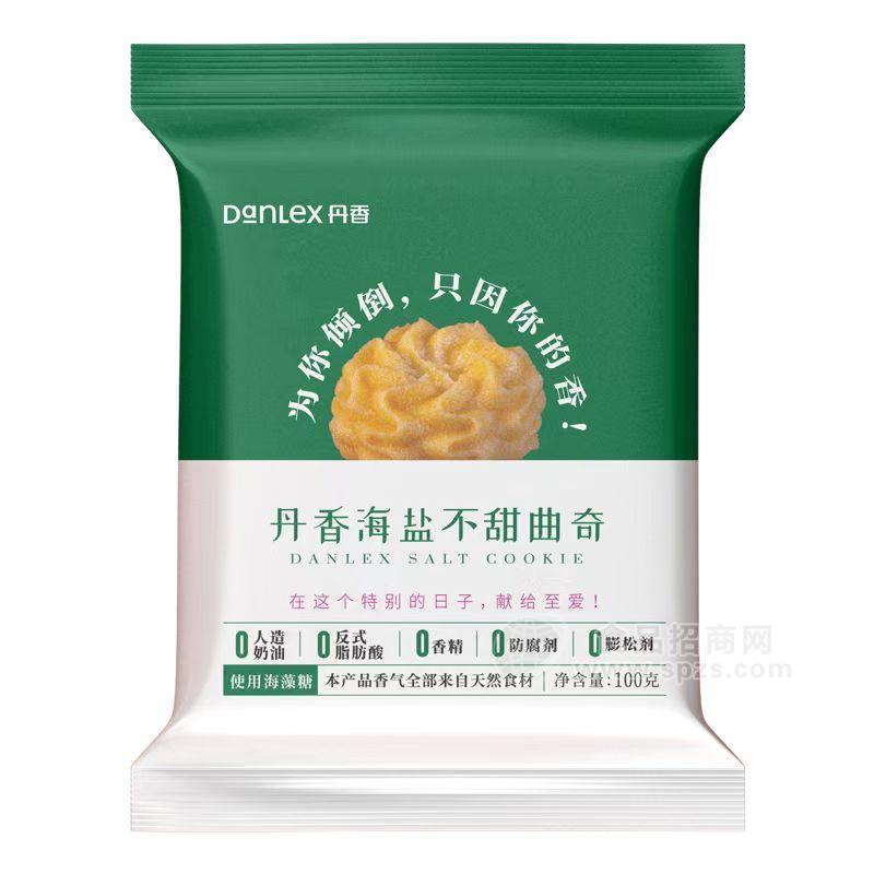 丹香青岛海盐不甜曲奇100克黄油味