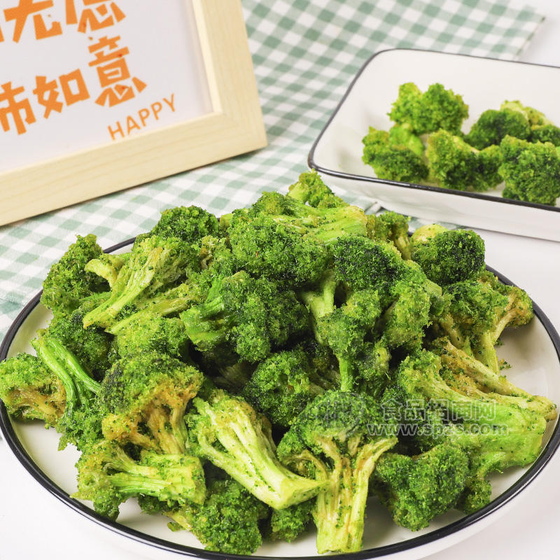 苗蔬蔬西蓝花果蔬脆