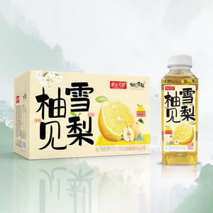 精彩無(wú)限 柚見雪梨復(fù)合植物飲料箱裝招商500ml×15瓶