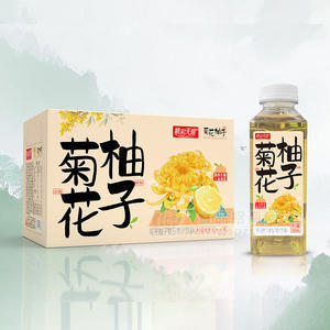 精彩无限 菊花柚子复合植物饮料箱装招商500ml×15瓶