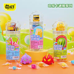 萌孩子欢乐卡通瓶糖果系列 糖玩零食招商90g