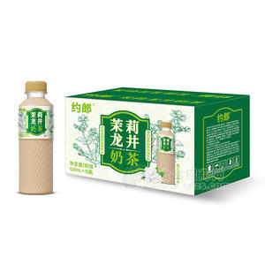 約郎茉莉龍井奶茶風(fēng)味飲料箱裝招商620ml×15瓶