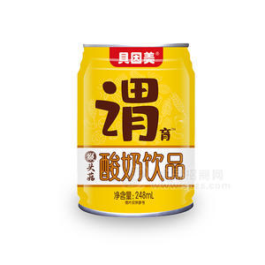 貝因美謂育猴頭菇酸奶飲品罐裝招商248ml