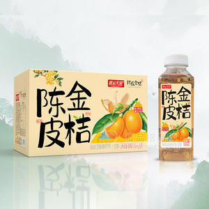 精彩無限 陳皮金桔復(fù)合植物飲料箱裝招商500ml×15瓶