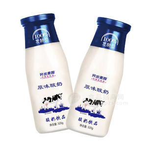 譙國堂原味酸奶生牛乳發(fā)酵飲品瓶裝招商320g