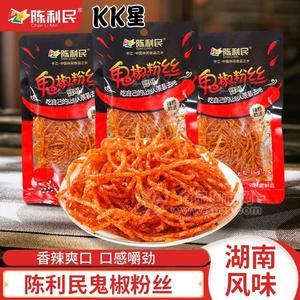 陳利民KK星 鬼椒粉絲調(diào)味面制品休閑零食辣條招商