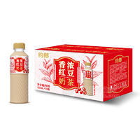 約郎香濃紅豆奶茶風(fēng)味飲料箱裝招商620ml×15瓶