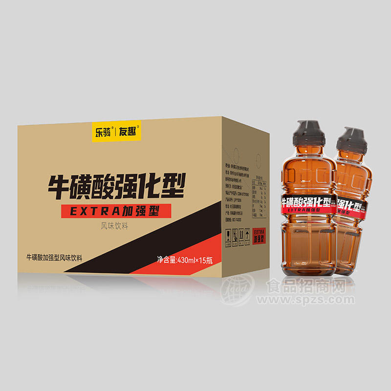 友趣牛磺酸加強型風(fēng)味飲料箱裝招商430ml×15瓶
