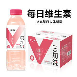 眾口妙日加維血橙味復(fù)合果汁飲料箱裝招商660ml×15瓶