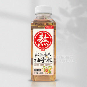 精彩無限 熬·紅豆薏米柚子水植物飲料瓶裝招商500ml