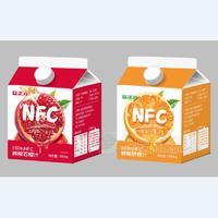 益正元100%NFC果汁屋頂盒460ml裝餐飲KA渠道招商