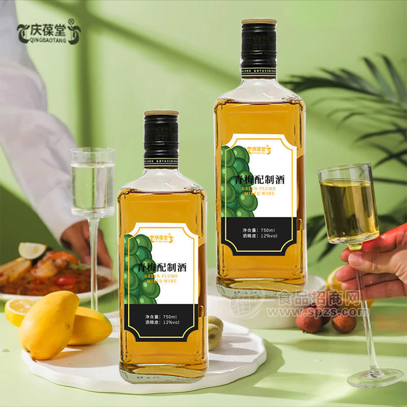 青梅配制酒貼牌代加工果酒定制