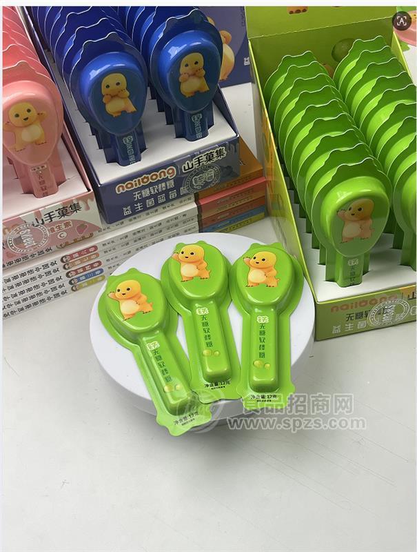 铁无糖软棒糖小食品棒棒糖软糖独立包装12g