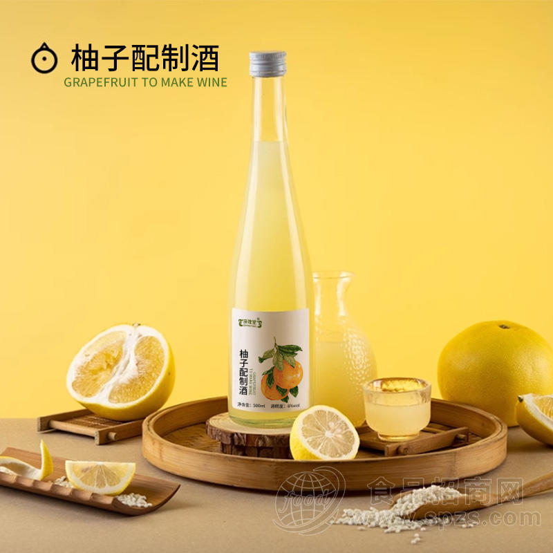 柚子配制酒加工定制露酒OEM