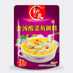新友重庆风味金汤酸菜鱼调料350g
