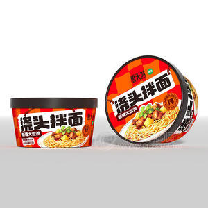 惠天然新疆大盘鸡浇头拌面方便食品