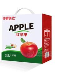 心鲜美饮方盒苹果汁