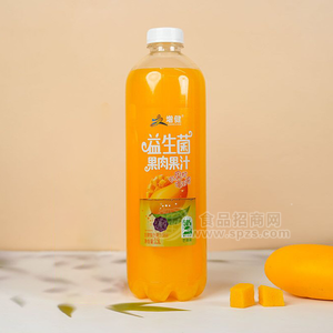 增健益生菌果肉果汁复合果汁饮料饮品厂家招商1.5L