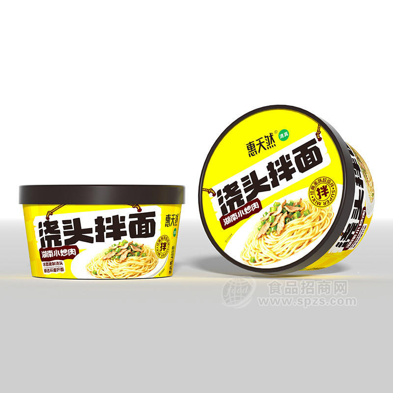 惠天然湖南小炒肉浇头拌面方便面
