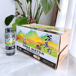增健无菌灌装青柑普洱味苏打饮品600mlx15瓶