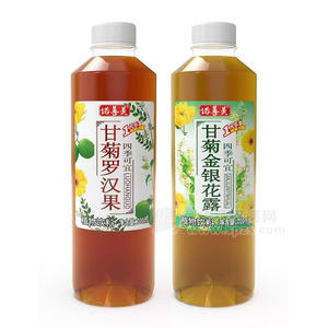 诺善美甘菊罗汉果干菊金银花露植物饮料700ml