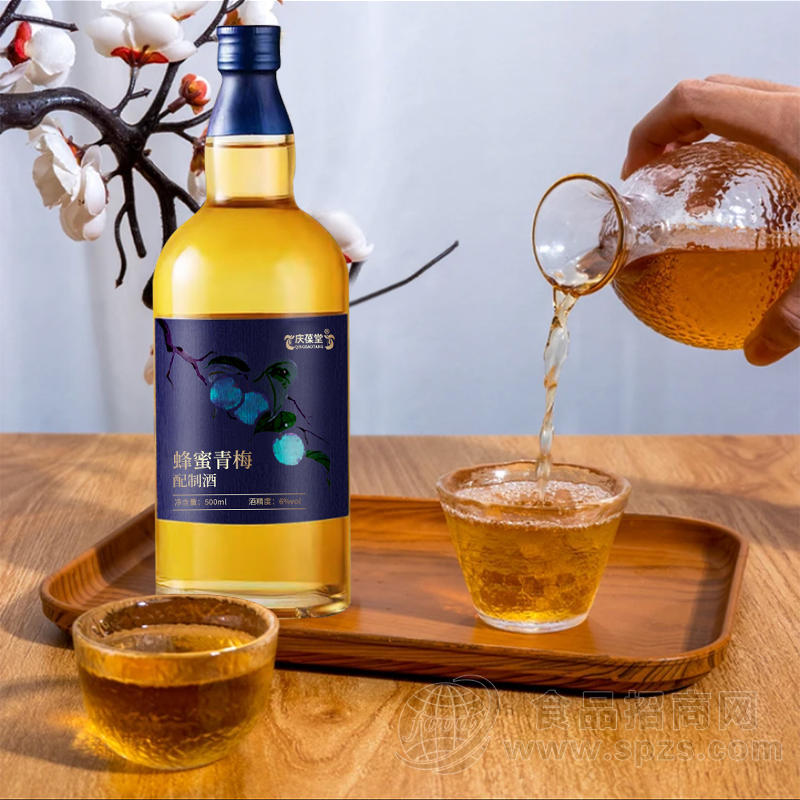 蜂蜜青梅配制酒加工定制露酒ODM