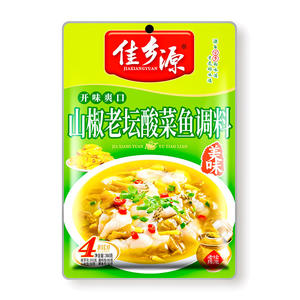 佳乡源山椒老坛酸菜鱼调料调味品360g