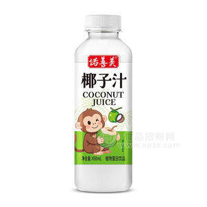 诺善美椰子汁植物蛋白饮品450ml
