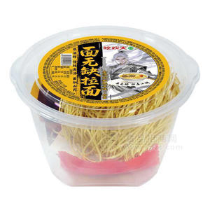 吃欢天金汤山椒肥牛味拉面方便食品方便面招商