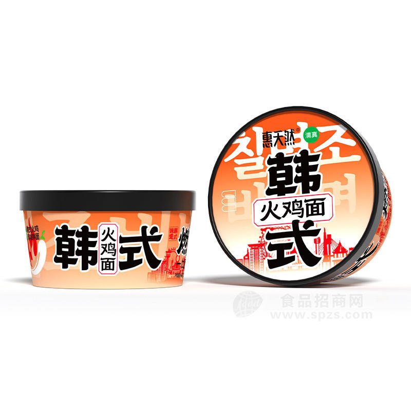 惠天然韩式火鸡面方便面方便食品