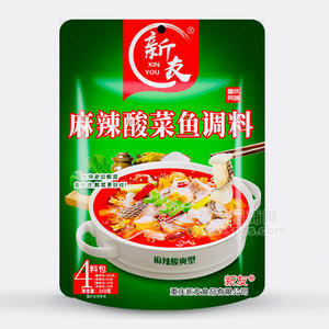 新友重庆风味麻辣酸菜鱼调料调味品350g