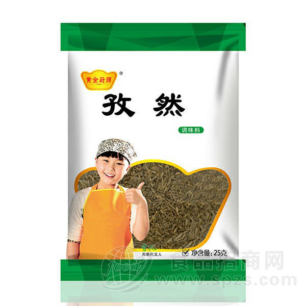 黄金厨师孜然25克*50袋  优选孜然 招商加盟