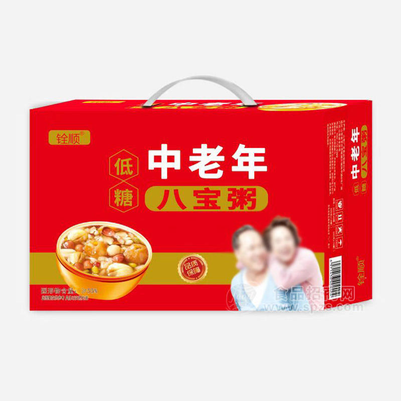 铨顺低糖中老年八宝粥方便食品方便粥