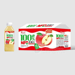 养力元100%NFC苹果汁果汁饮料500mlx15瓶