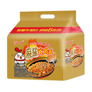 泓日六连包麻酱火鸡面方便面方便食品600g