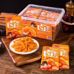 婉小小烧烤味卤魔芋休闲食品小零食