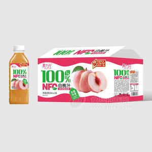 养力元100%NFC白桃汁果汁饮料500mlx15瓶