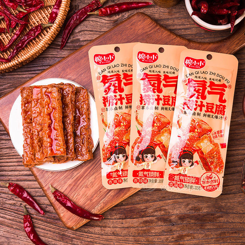 婉小小香辣味氮气捞汁豆腐休闲食品20g
