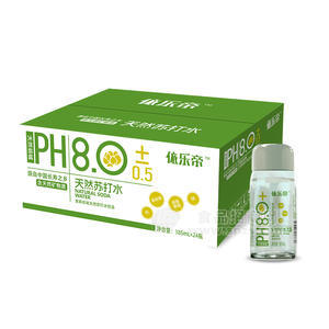 依乐帝天然苏打水饮品茉莉花味385ml24瓶