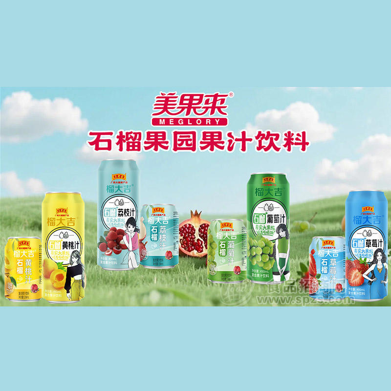 美果来石榴果园果汁饮料饮品厂家招商罐装