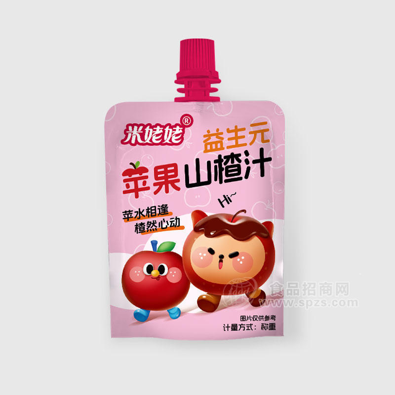 ·米姥姥益生元苹果山楂汁果蔬汁饮料（散装）称重 