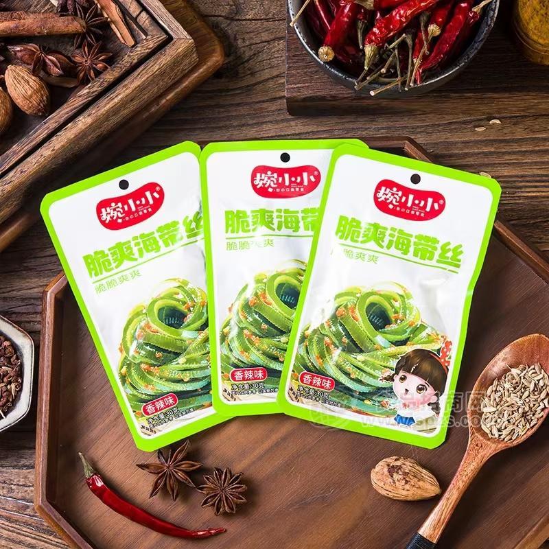 婉小小香辣味脆爽海带丝休闲食品30g