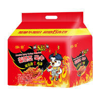泓日六连包双倍辣火鸡面方便面拌面600g