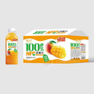 养力元100%NFC芒果汁果汁饮料500mlx15瓶