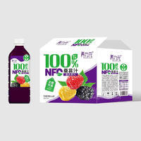 养力元100%桑葚汁复合果汁饮料1LX6瓶