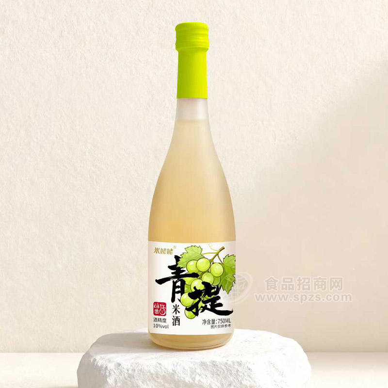 ·米姥姥新品青提米酒750ml 
