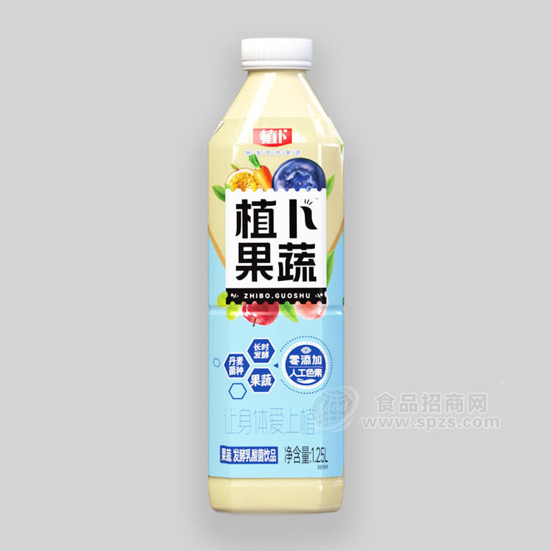 植卜果蔬发酵乳酸菌饮品乳饮料1.25L